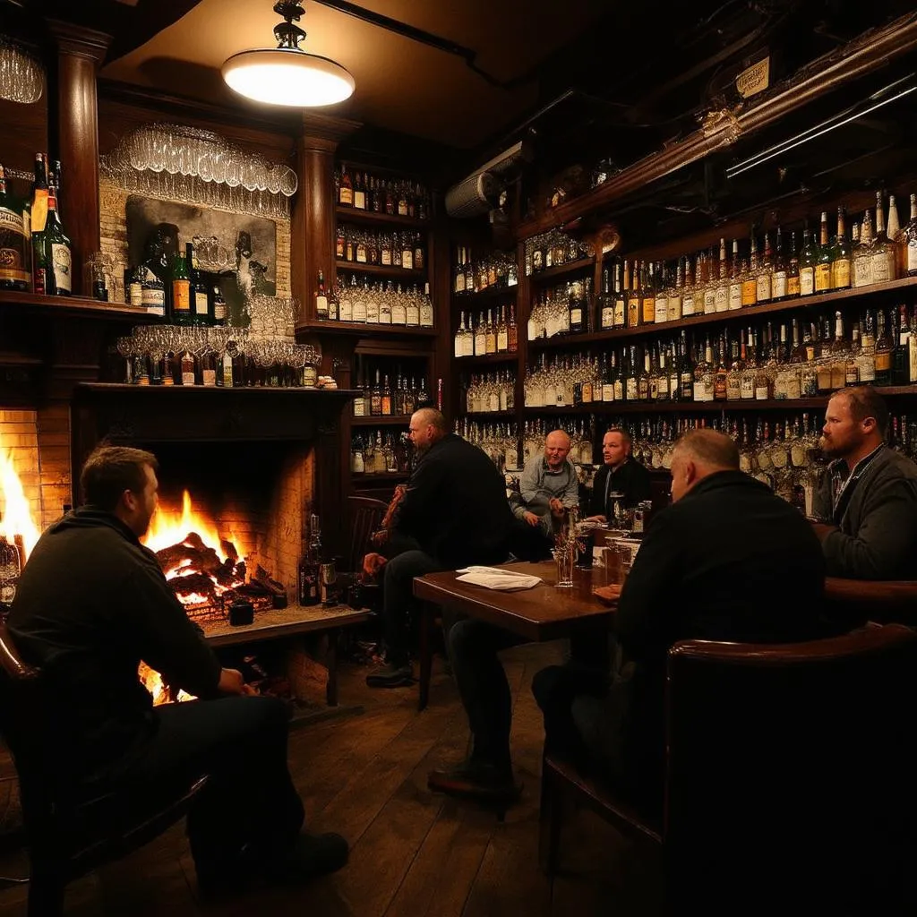 Traditional Irish Pub interior